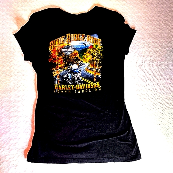 T-shirt Motorcycles Ride Free Noir – Taille M Homme – Occasion Très Bon état